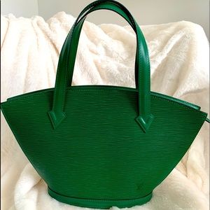 Authentic Louis Vuitton Epileather St Jacques  PM Green